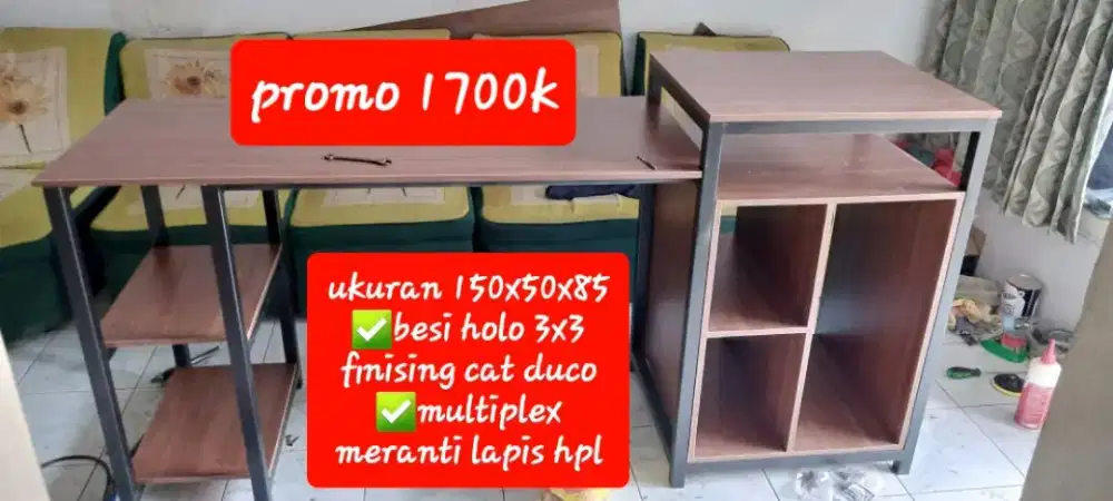 Furniture, kichenset, mejabelajar, meja laptop, meja kantor