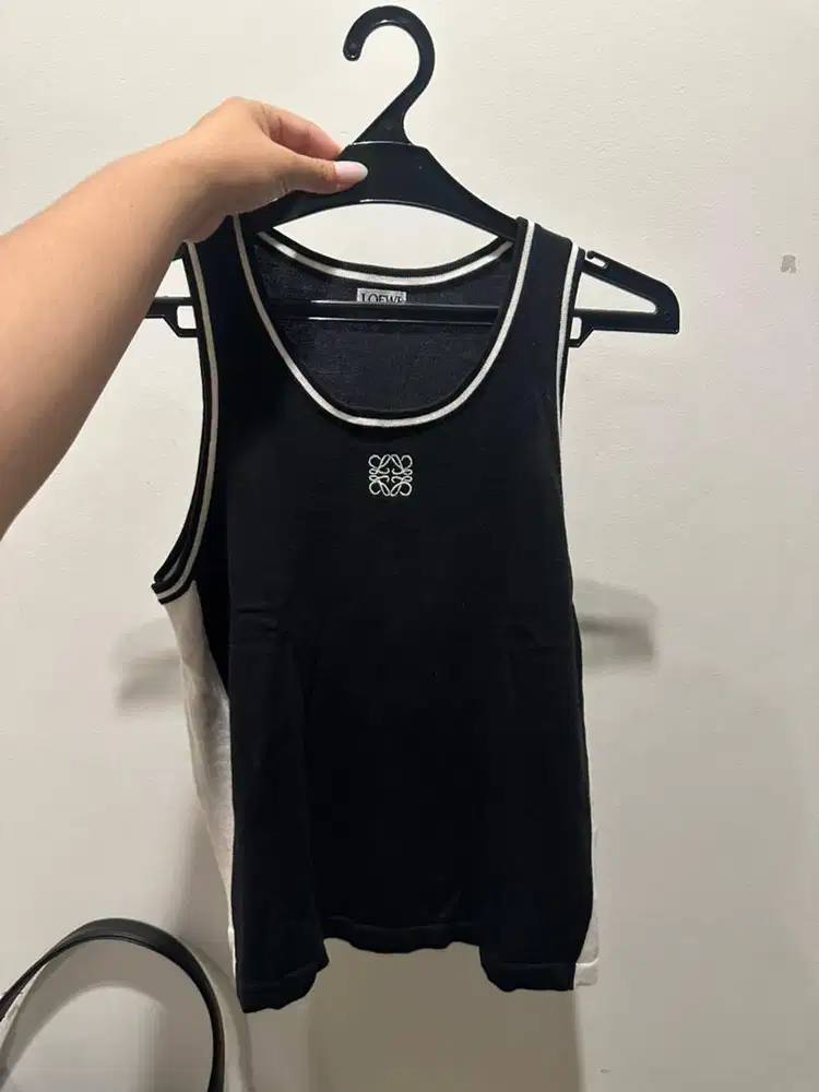 Loewe Top Knit Atasan Wanita Knit Branded