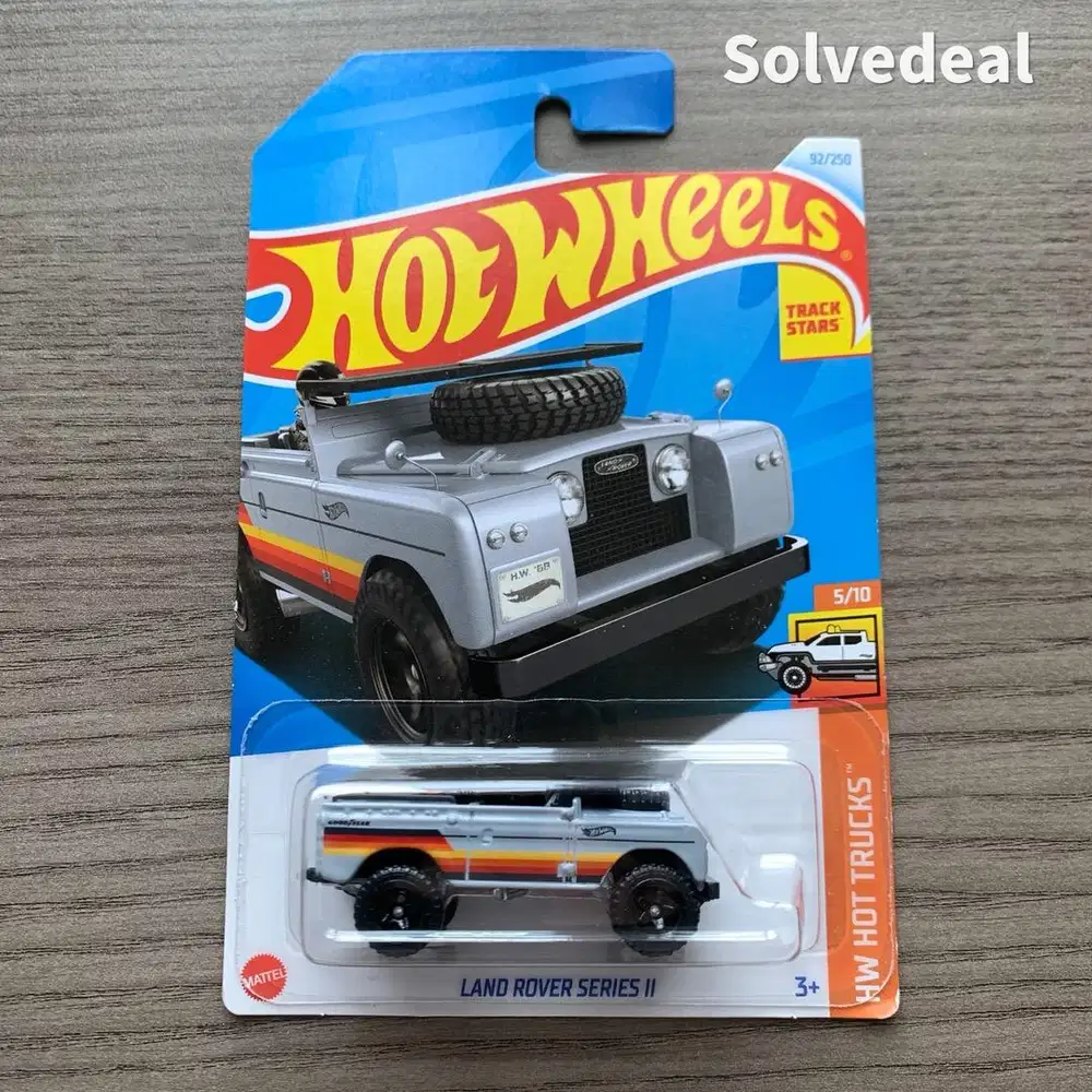 Hot Wheels Land Rover Series II Abu-abu – Baru