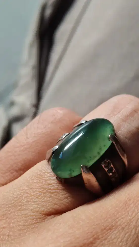 Ijo garut,,ring perak