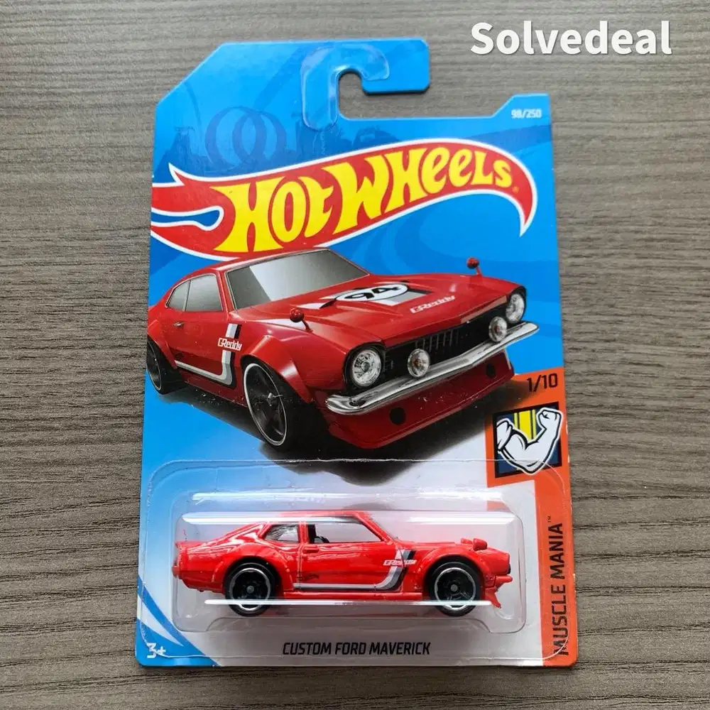 Hot Wheels Custom Ford Maverick 2019 Merah – Baru