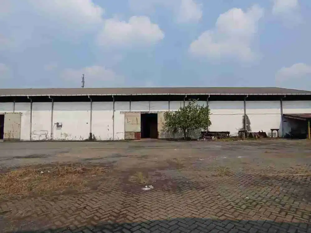 Dijual tanah + Gudang Nol Jalan Raya Taman - Sidoarjo
