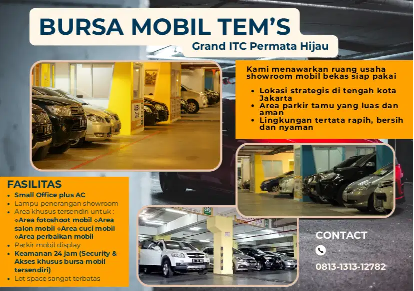 SEWA SHOWROOM MOBIL BEKAS
