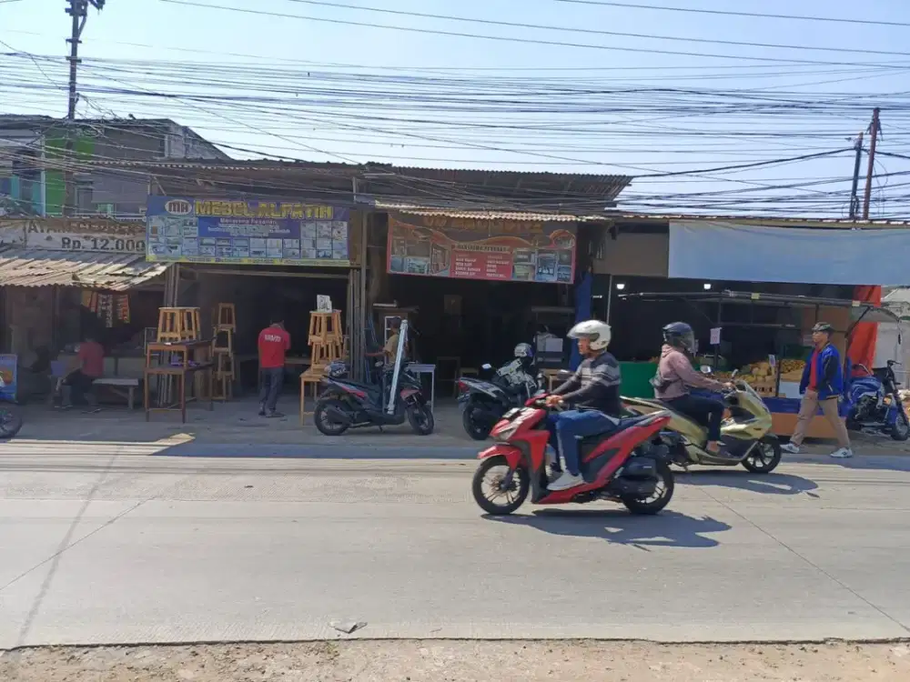 Dijual cepat tanah komersil harga sedikit diatas NJOP di jl raya pengasinan depok