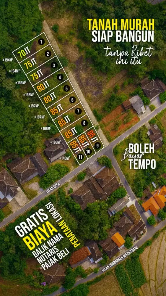 Tanah murah mojogedang