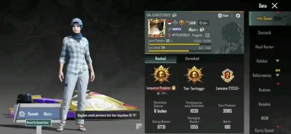 JUAL AKUN PUBG MOBILE