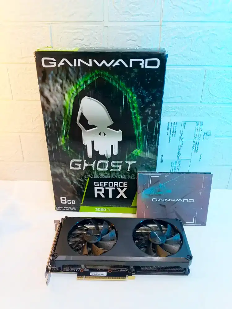 VGA RTX 3060 TI 8GB GAINWARD FULLSET BOX LIKE NEW