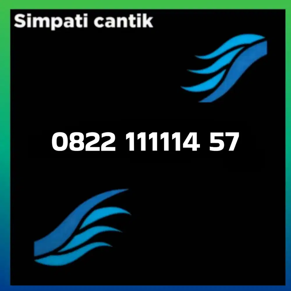 Nomor cantik simpati Telkomsel
