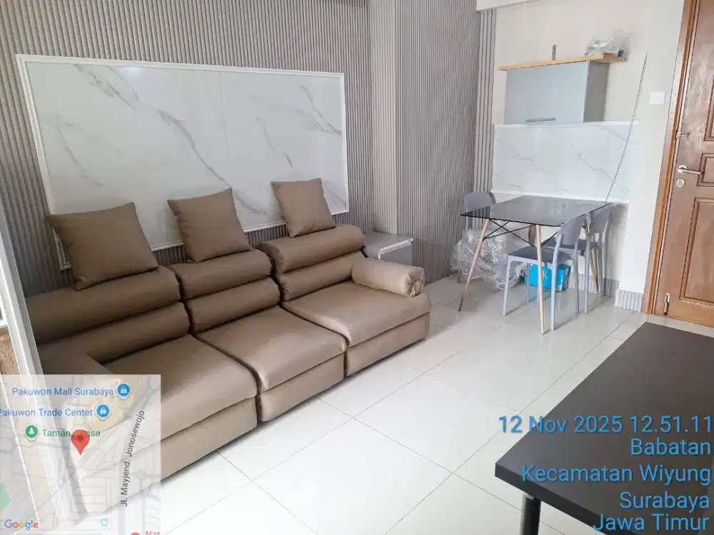 APARTEMEN WATERPLACE TOWER E LANTAI 27, FULL FURNISHED