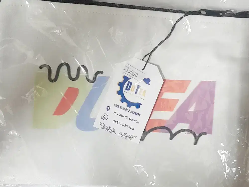 Pouch Canvas Custom – Desain “IDEA Colorful”