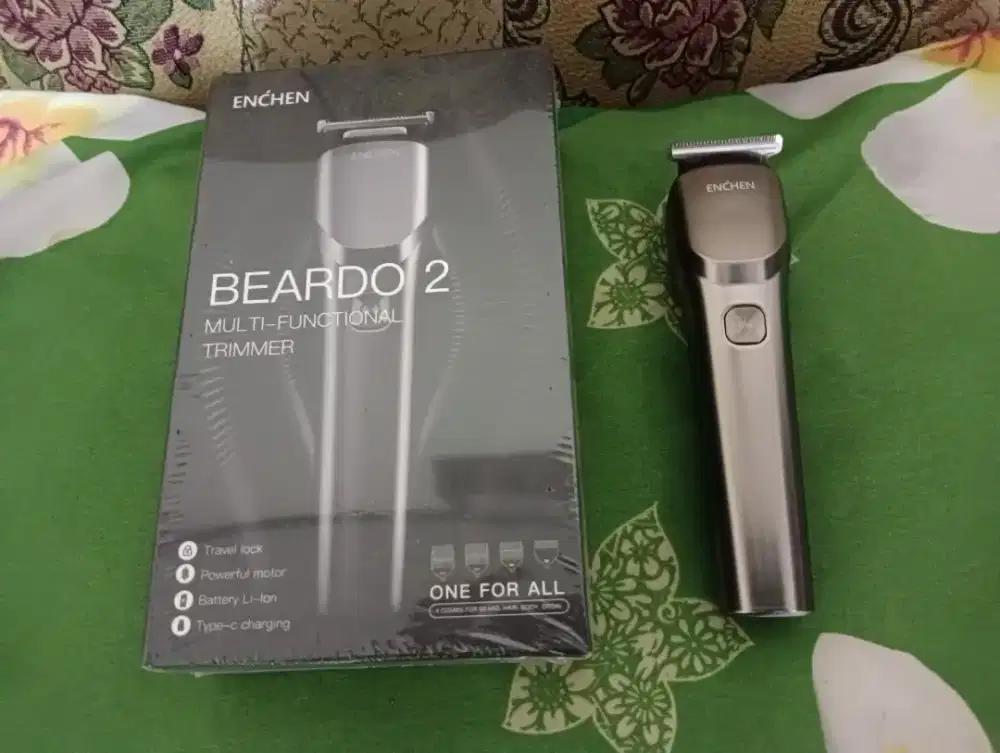 Alat Cukur Rambut Merk Enchen Beardo 2 Rechargeable Tipe C Baru