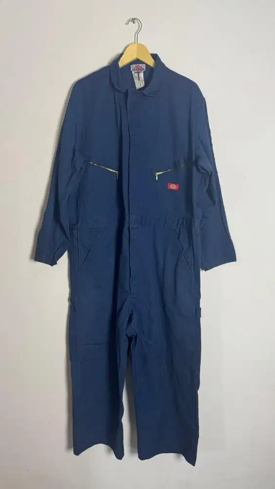 Coverall Dickies Navy Ritsleting Emas Big Size - Stylish Workwear
