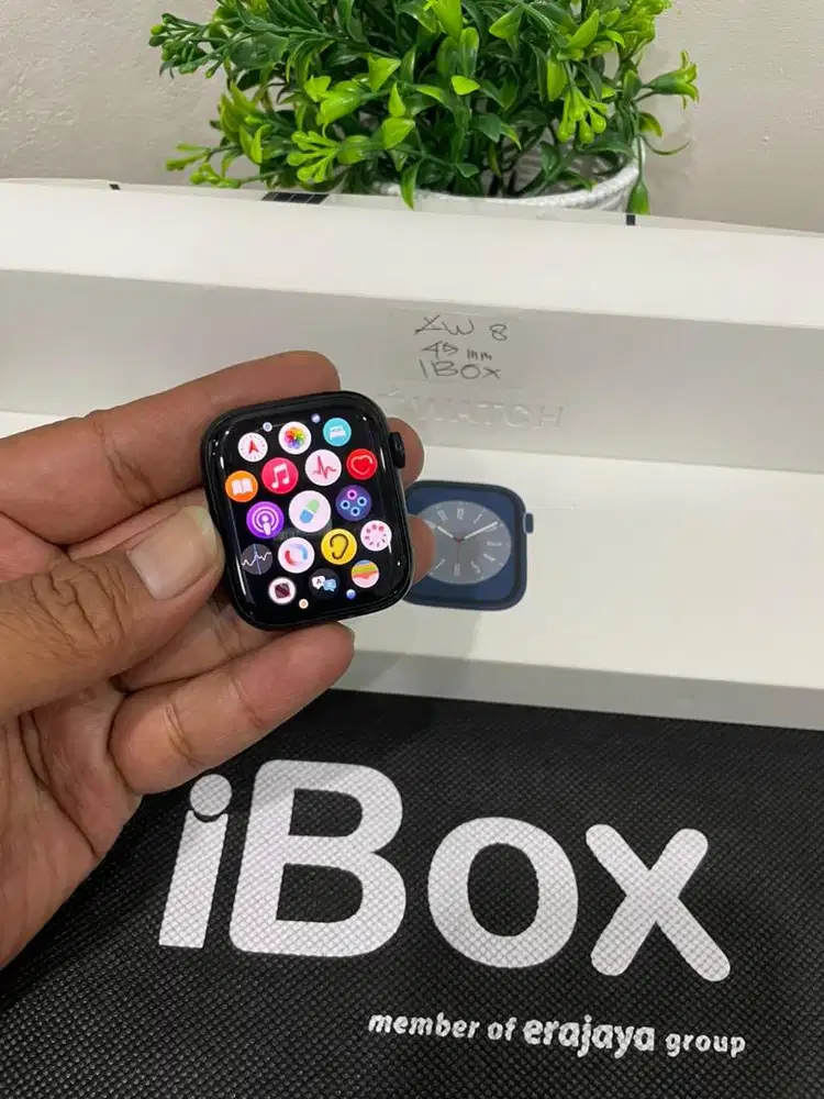 Apple Watch Series 8 45mm iBox Midnight mulus Fullset Ori BH 89%
