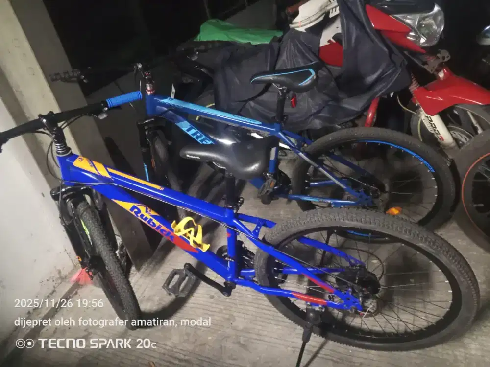 MTB, merk rubick, ukuran 26,glowing