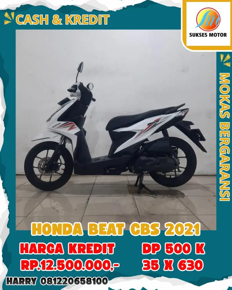 Honda Beat PROMO HUT Sukses Motor Meriah Harganyaa