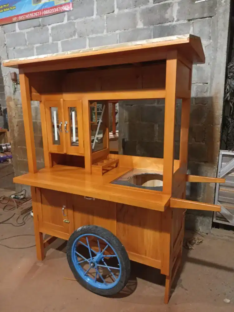 Gerobak Angkringan jg Melayani Pesanan Grobak Bakso Mie Bubur Sate dlL