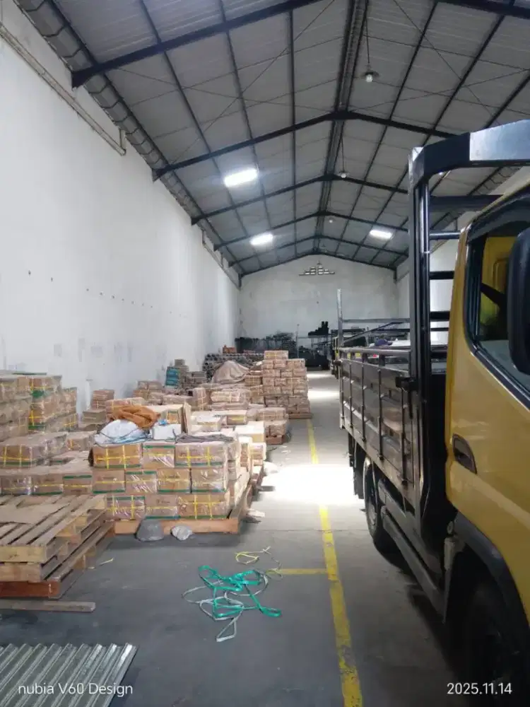 SEWA GUDANG MARGOMULYO SURIMULIA SIAP PAKAI Luas 624