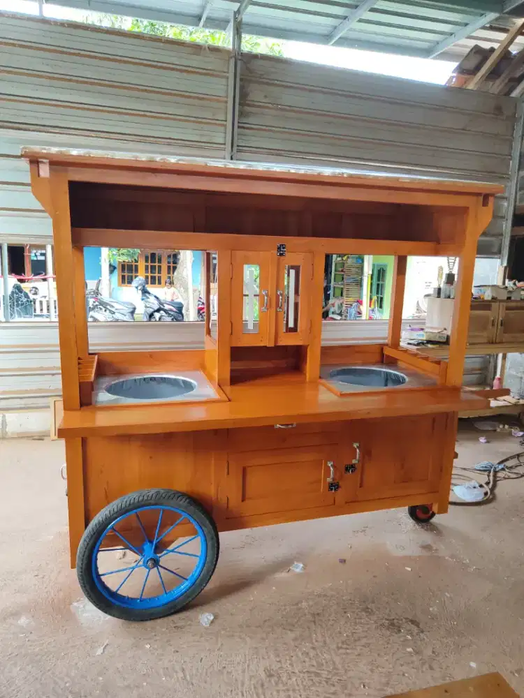 Gerobak Angkringan jg Melayani Pesanan Grobak Bakso Mie Bubur Sate dlL