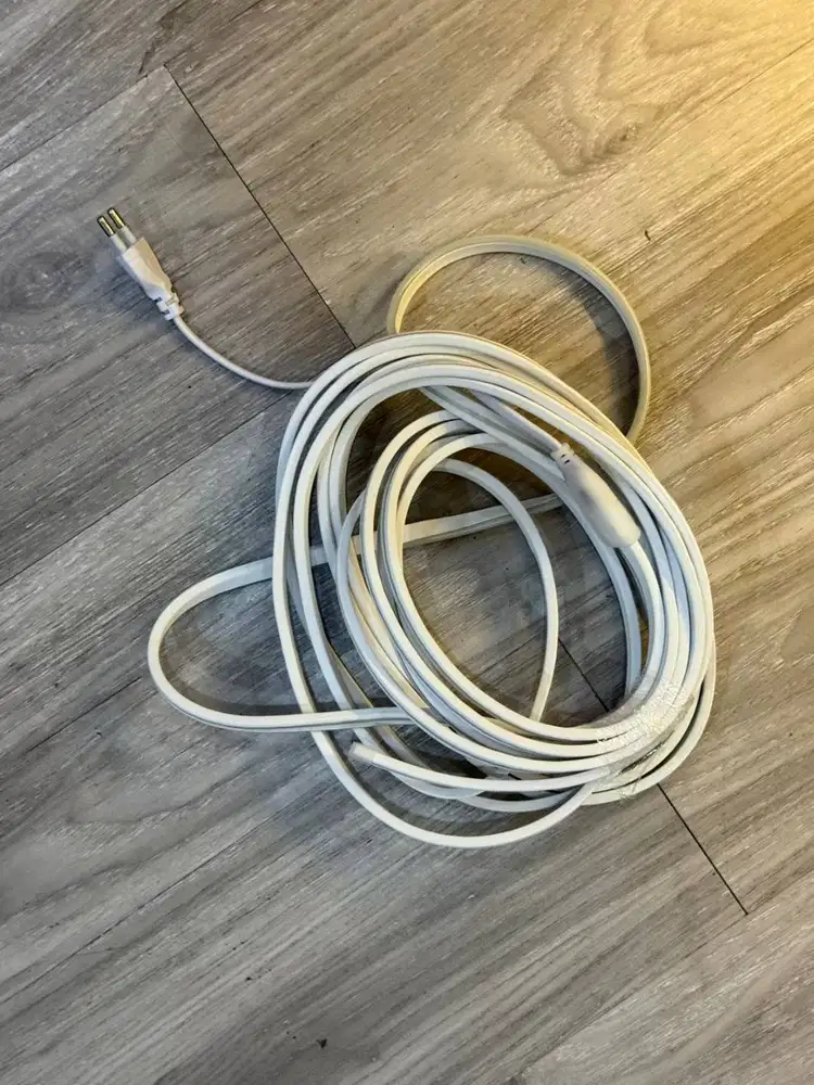 Lampu led neon strip warm white 10 meter