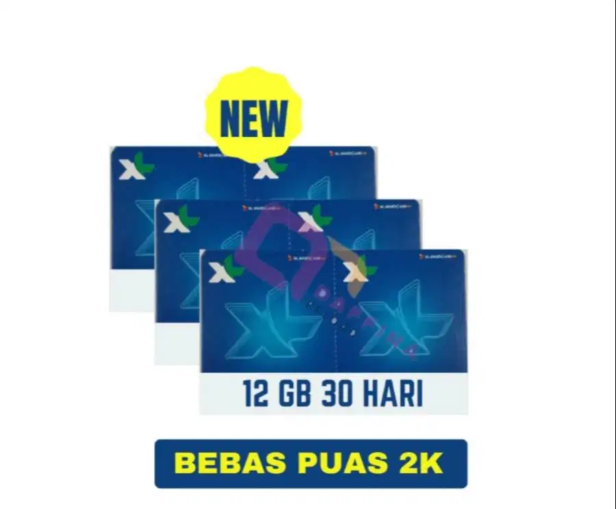VOUCHER INTERNET XL AXISTA 12GB SELURUH INDONESIA TAMPA ONGKOS KIRIM