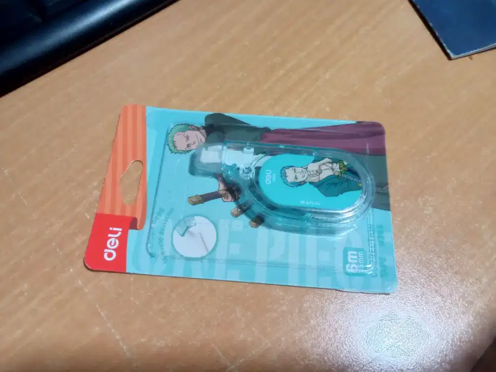 Tipe-X Kertas Deli One Piece Zoro NEW - Collector Item Alat Tulis