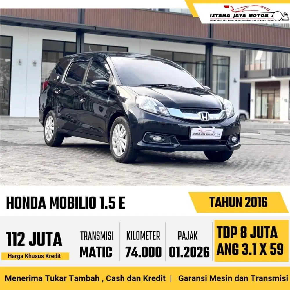 Honda Mobilio E AT th 2016 #istana jaya motor