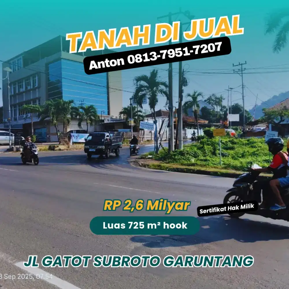 TANAH DI GARUNTANG GATOT SUBROTO
