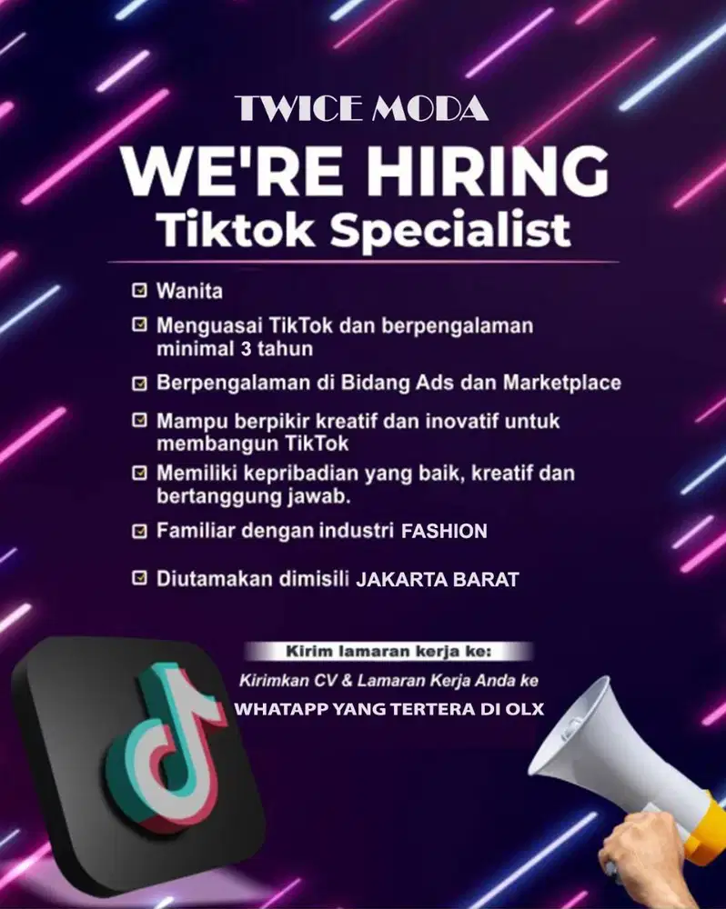 TIKTOK ADMIN SPECIALIST
