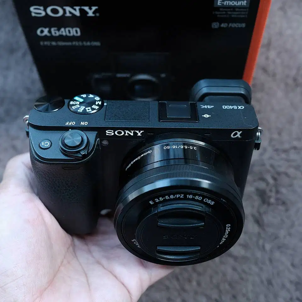 Sony A6400 Kit 16-50mm Fullset Mulus A6400 Sony A6500 A6300