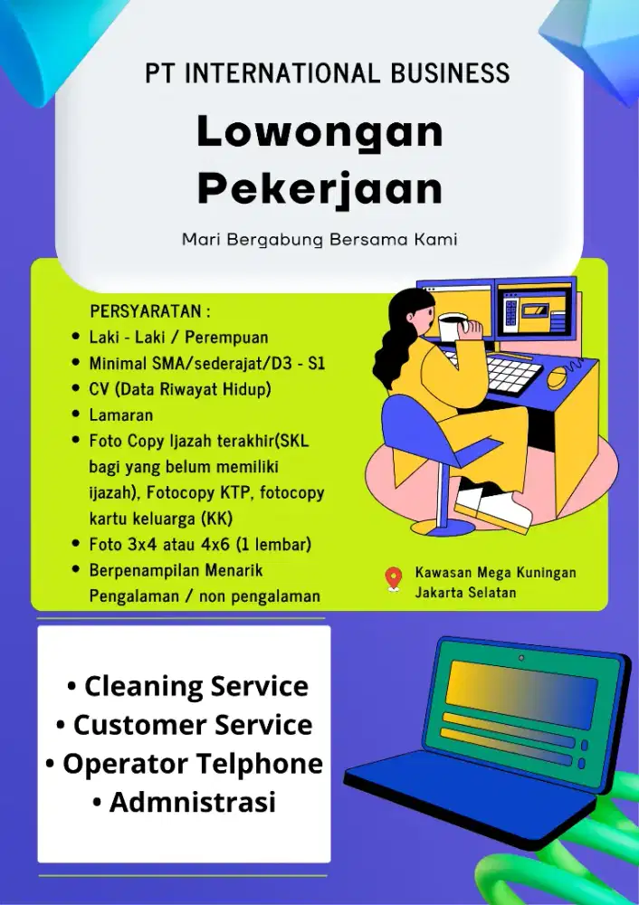 Cleaning Service Customer Service Operator Telphone Administrasi
