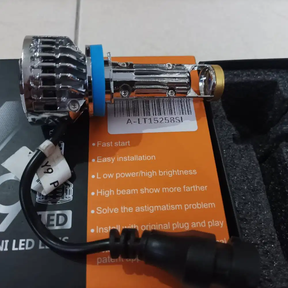 Fog Lamp Y9-Pro Mini Led Lens (H11) - warna Putih