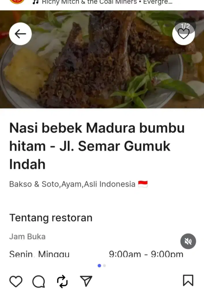 BEBEK RAKSASA SURAMADU BUMBU HITAM