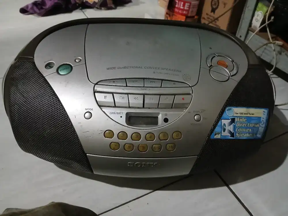 Boombox sony cfd-s300 digital second