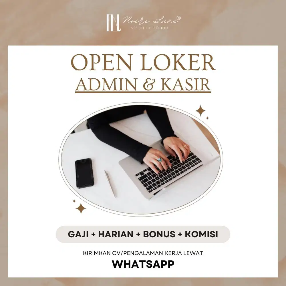 Loker Admin &amp; Kasir Lowongan Kerja Jakarta Timur