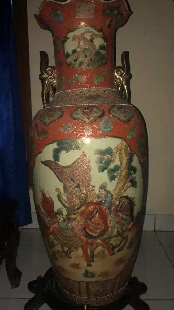 Guci keramik antik langka merah