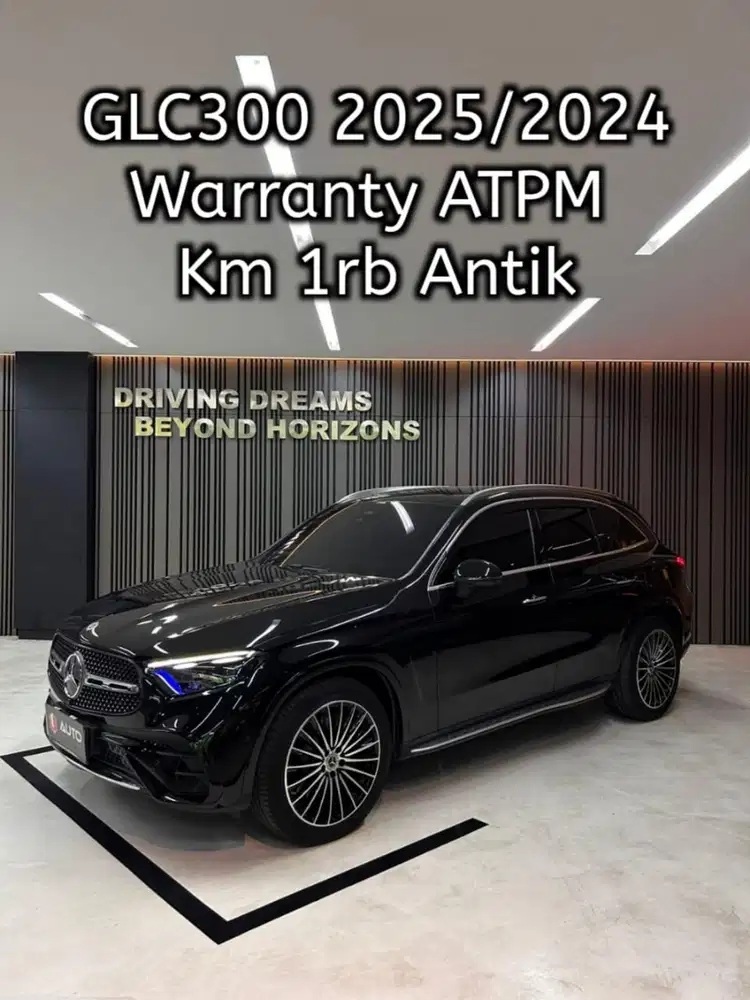 Mercedes Benz GLC300 AT 2025 Hitam Mercy Km1rb Nik 2024