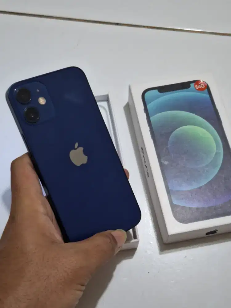 iPhone 12 mini 64gb fullset mulus no minus