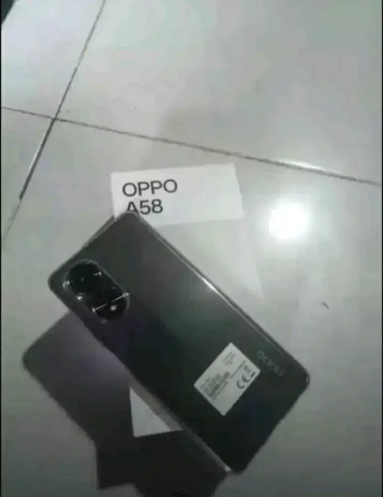 oppo a58 NFC ram 6/128 fullset mulus