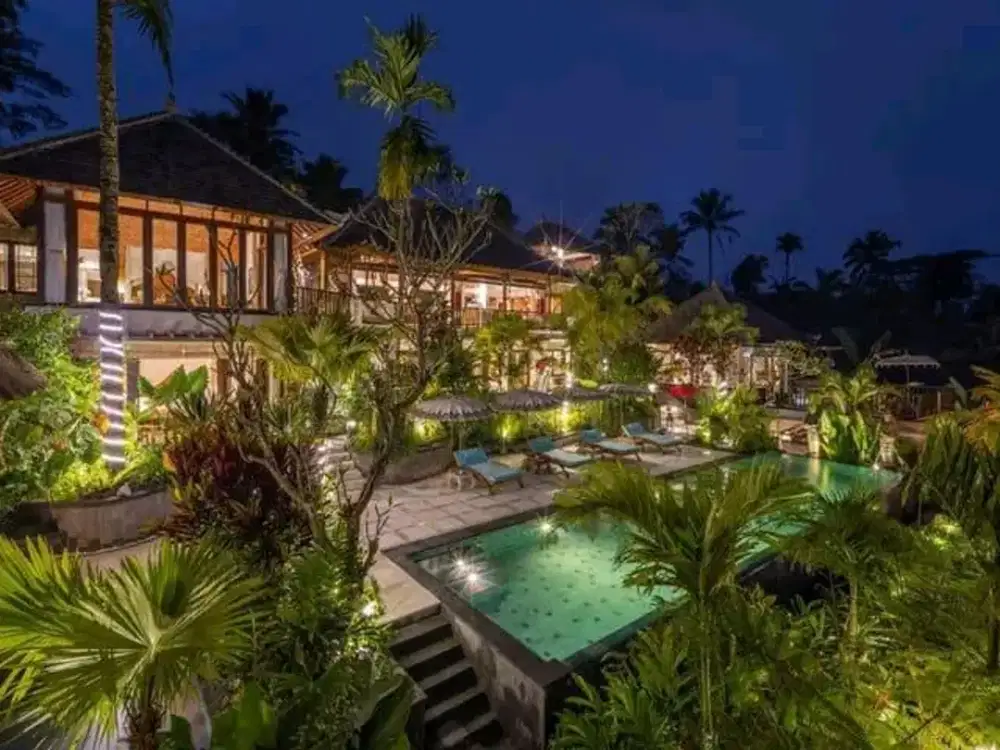 Dijual: Vila Mewah 6 Kamar Tidur dengan Pemandangan Hutan — Ubud Tegalalang, Bali