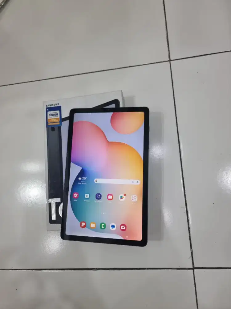 Samsung Tab S6 Lite 4/128 mulus lengkap