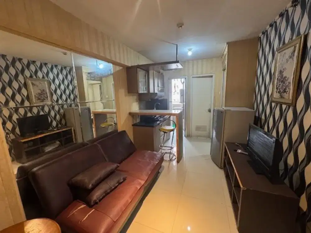 Apartemen Gading Nias 2 Kamar Furnished Standar di Chrysant Lt 15