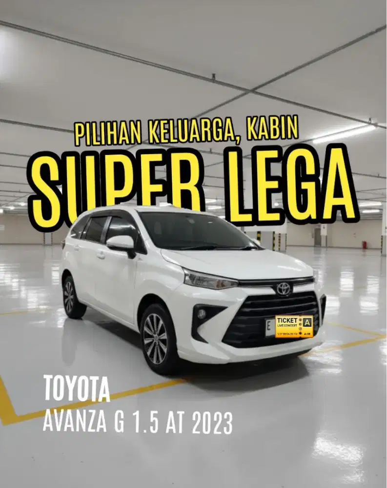2023 Toyota Avanza G 1.5 AT