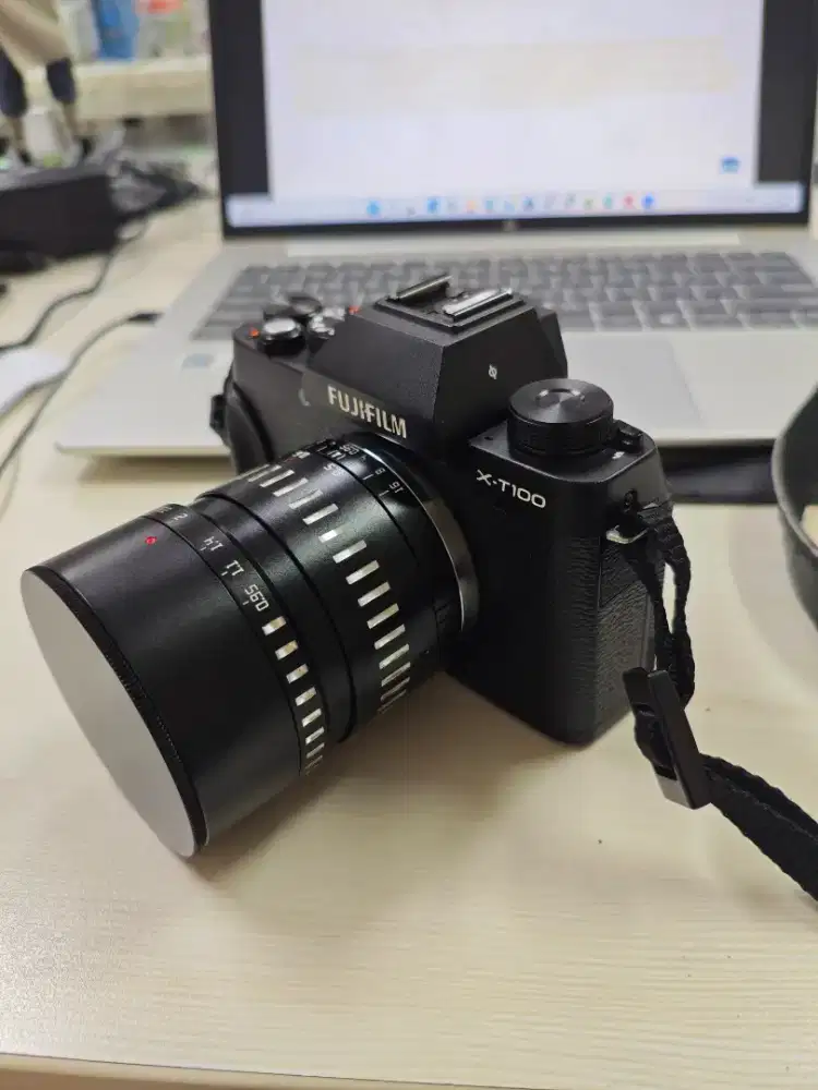 Dijual Fujifilm XT-100 + Kit Lens + TTArtisan 0.95