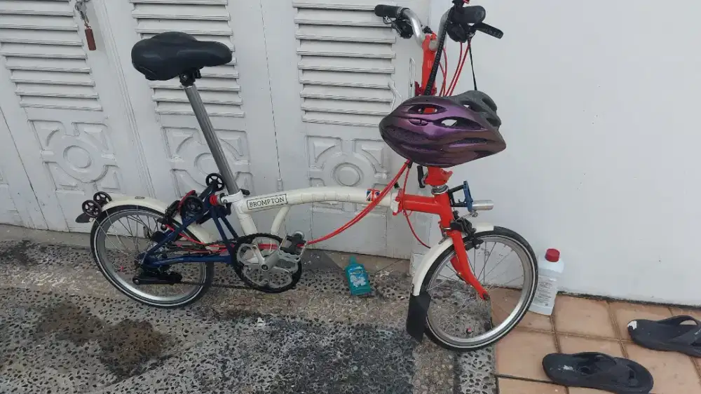 Sepeda lipat brompton world championship 2018 limited edition