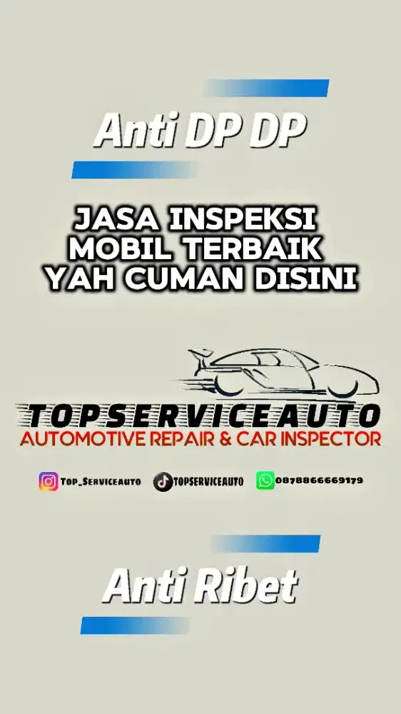 Jasa inspeksi pengecekan mobil bekas toyota,honda,hyundai,mitsubishi