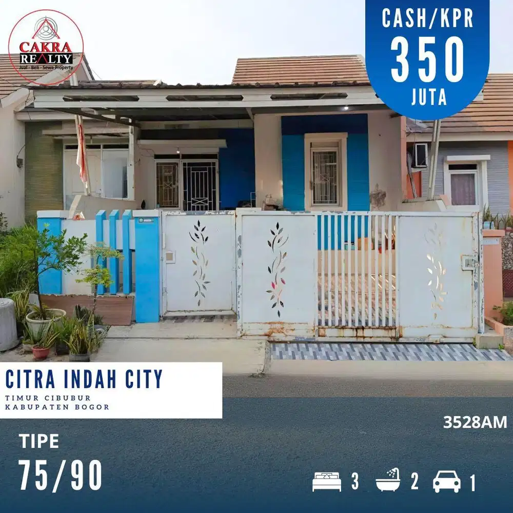 Rumah murah siap huni di citra indah city