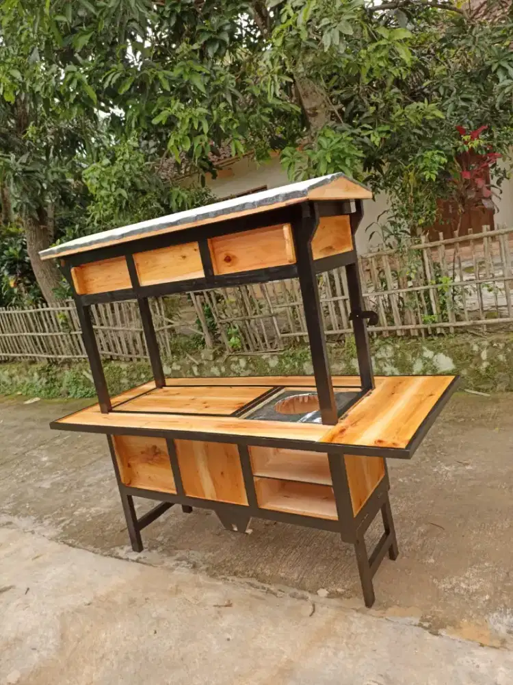 Sedia Gerobak Angkringan, Bakso Mie Ayam, Bubur, Sate, Soto, Pecel dll