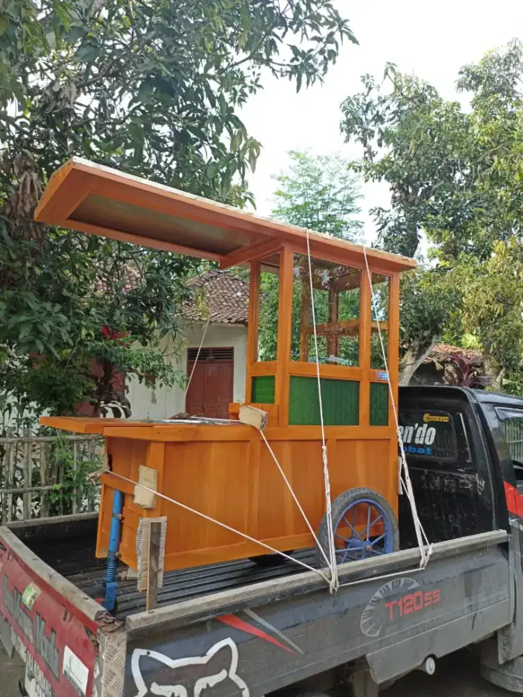 Sedia Gerobak Angkringan, Bakso Mie Ayam, Bubur, Sate, Soto, Pecel dll