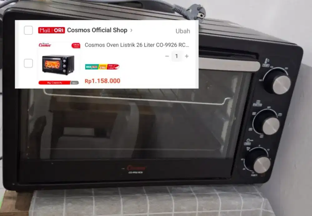 PRELOVED Oven Listrik Cosmos 26L