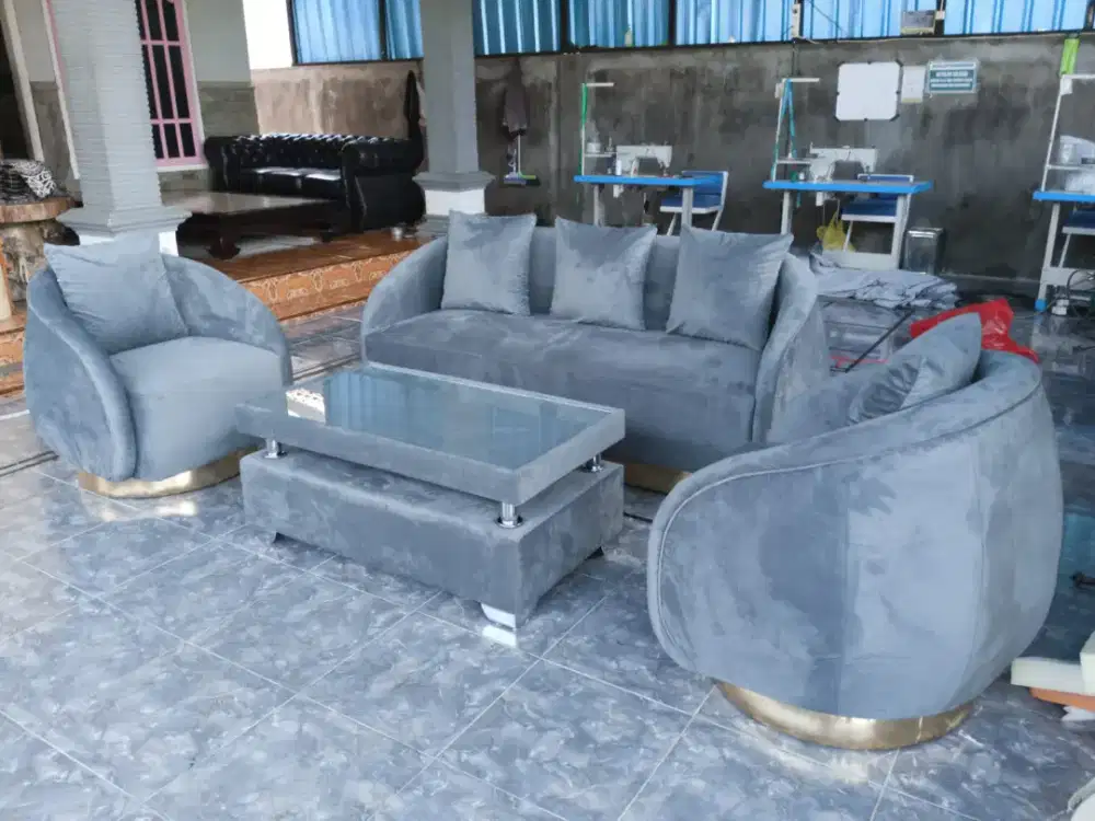 Sofa L mewah modern